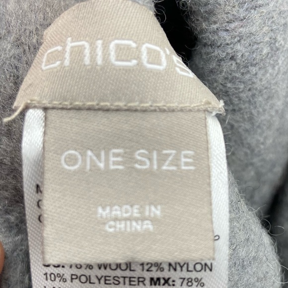 EUC Chico’s Rhinestone Wool Bee Beret Hat - Picture 8 of 9
